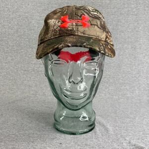 Under Armour Camo Hat Womens Realtree Hat Green Camouflage Hunting Embroidery